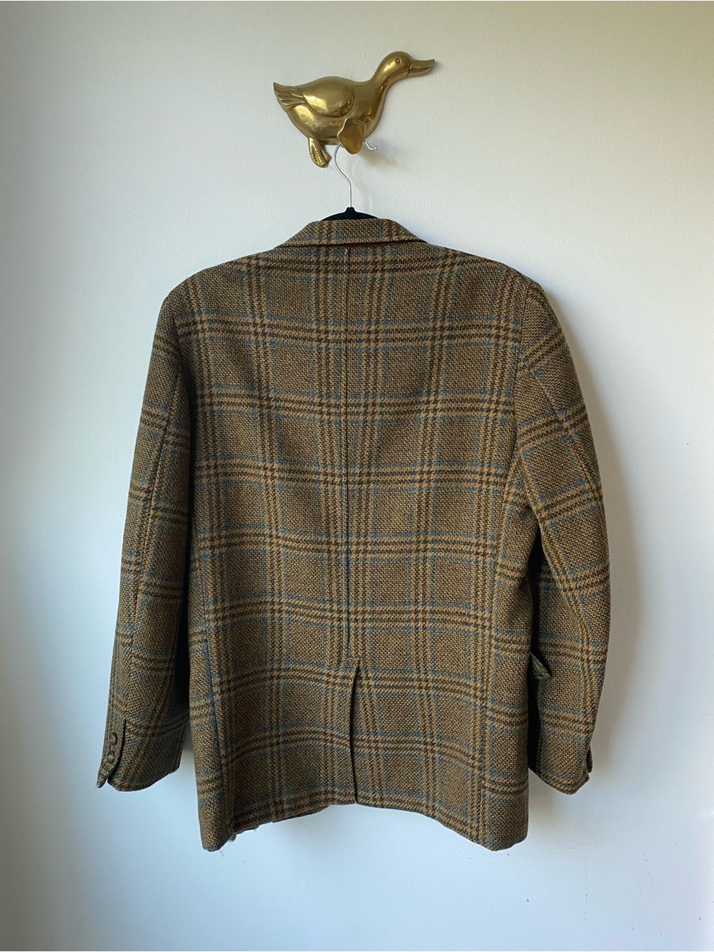 Vintage • Plaid Wool Blazer Sz S/M - Picture 5 of 5